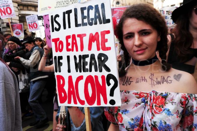 slutwalk 13 bacon taunt