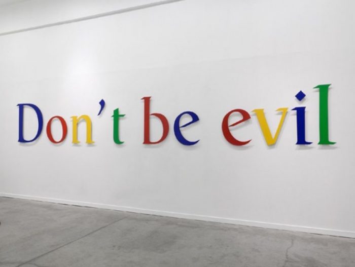 google's slogan don't be evil
