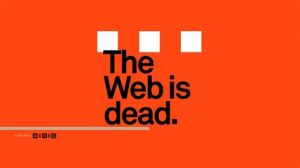 the web is dead wallpaper